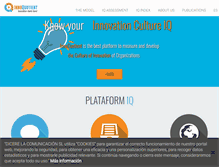 Tablet Screenshot of innoquotient.com
